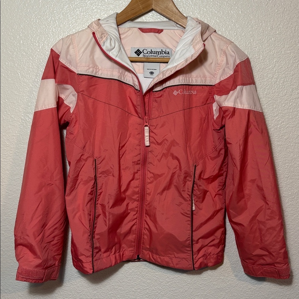 Columbia Girls Pink Lightweight Jacket Size 10/12 | outdoor | hiking | camping